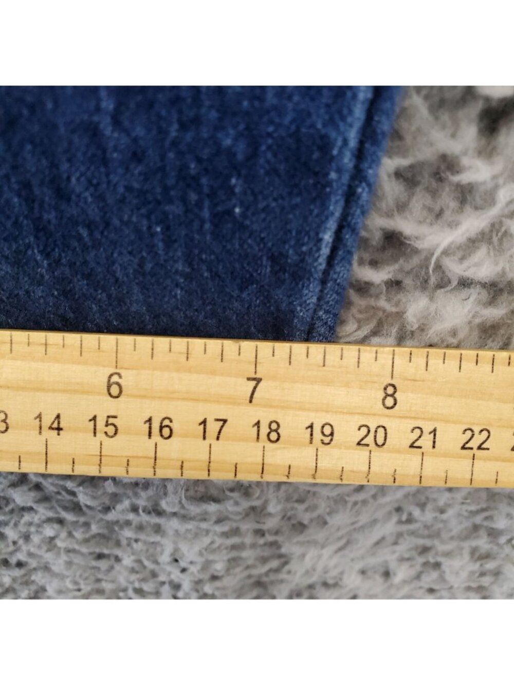 Old Navy Jeans Womens 12 Petite Blue Mid-Rise Wow Boyfriend 5-Pocket Stretch Fit - Picture 7 of 11